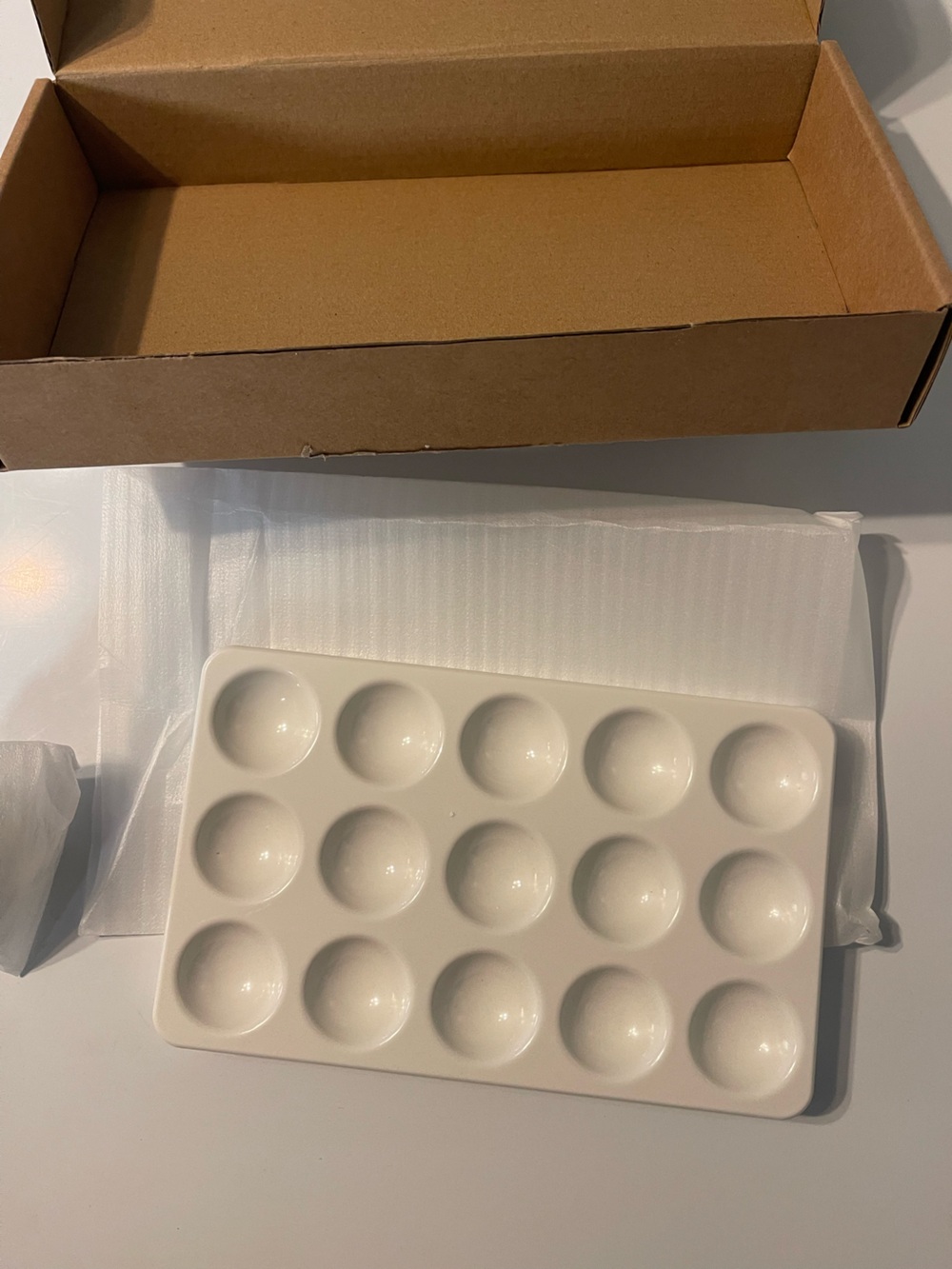 NWT White 12-Cavity Round Mold Tray - Standard cake pops